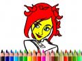 Juego Back To School: Cute Girl Coloring