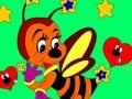 Juego Kid`s coloring: Little bee
