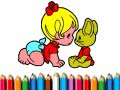 Juego Back To School: Aby Girl Coloring