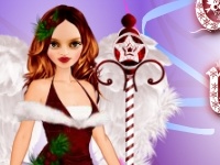 Juego Christmas Dress Up Doll & the sity