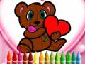 Juego Animals Valentine Coloring