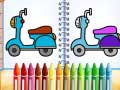 Juego Cute Bike Coloring Book