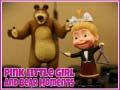 Juego Pink Little Girl and Bear Moments