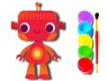 Juego Back to School: Robot Coloring Book