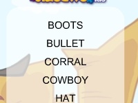 Juego Cowboy word