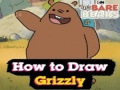 Juego We Bare Bears How to Draw Grizzly