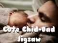 Juego Cute Child-Dad Jigsaw
