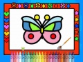 Juego Color and Decorate Butterflies