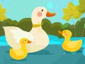 Juego Mother Duck and Ducklings Jigsaw