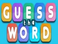 Juego Guess The Word