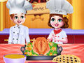 Juego Chef Twins Thanksgiving Dinner Cooking