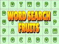 Juego Word Search Fruits