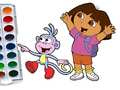 Juego Dora The Explorer Coloring Book