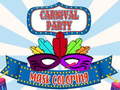 Juego Carnival Party Mask Coloring