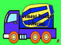 Juego Cement Trucks Coloring