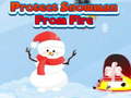 Juego Protect Snowman From Fire