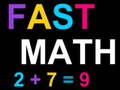 Juego Fast Math