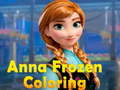 Juego Anna Frozen Coloring