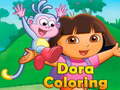 Juego Dora Coloring