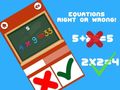 Juego Equations Right or Wrong