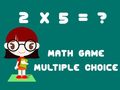 Juego Math Game Multiple Choice