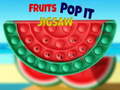 Juego Fruits Pop It Jigsaw