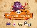 Juego Witch Word Halloween Puzzel Game