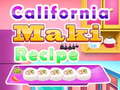 Juego California Maki Recipe