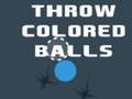 Juego Throw Colored Balls