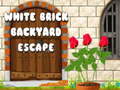 Juego White Brick Backyard Escape