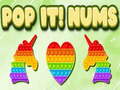 Juego Pop It! Nums 