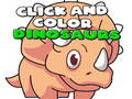 Juego Click And Color Dinosaurs