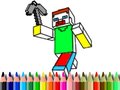 Juego Back to School: Minecraft Coloring