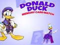 Juego Donald Duck memory card match