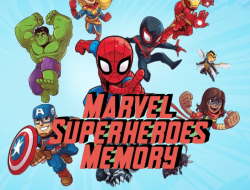 Juego Memoria de superhéroes de Marvel .