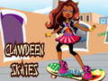 Juego Clawdeen skates