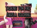 Juego Talking Tom and Angela Coloring