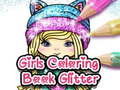 Juego Girls Coloring Book Glitter 