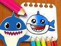 Juego Baby Shark Coloring Book