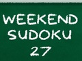 Juego Weekend Sudoku 27