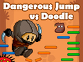 Juego Dangerous Jump vs Doodle Jump