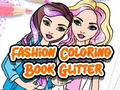 Juego Fashion Coloring Book Glitter