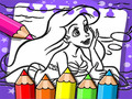 Juego Ariel The Mermaid Coloring Book