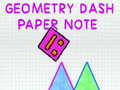 Juego Geometry Dash Paper Note