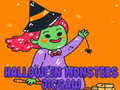 Juego Halloween Monsters Jigsaw