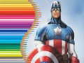 Juego Coloring Book for Captain America