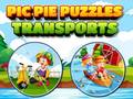Juego Pic Pie Puzzles Transports