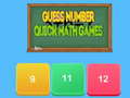 Juego Guess number Quick math games