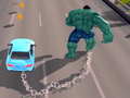 Juego Chained Car vs Hulk 