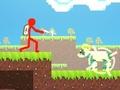 Juego Red Stickman vs Monster School 2